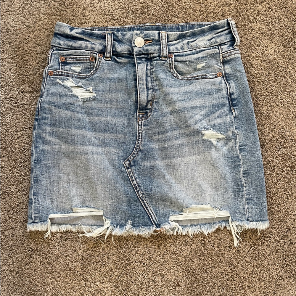 AE Jean skirt